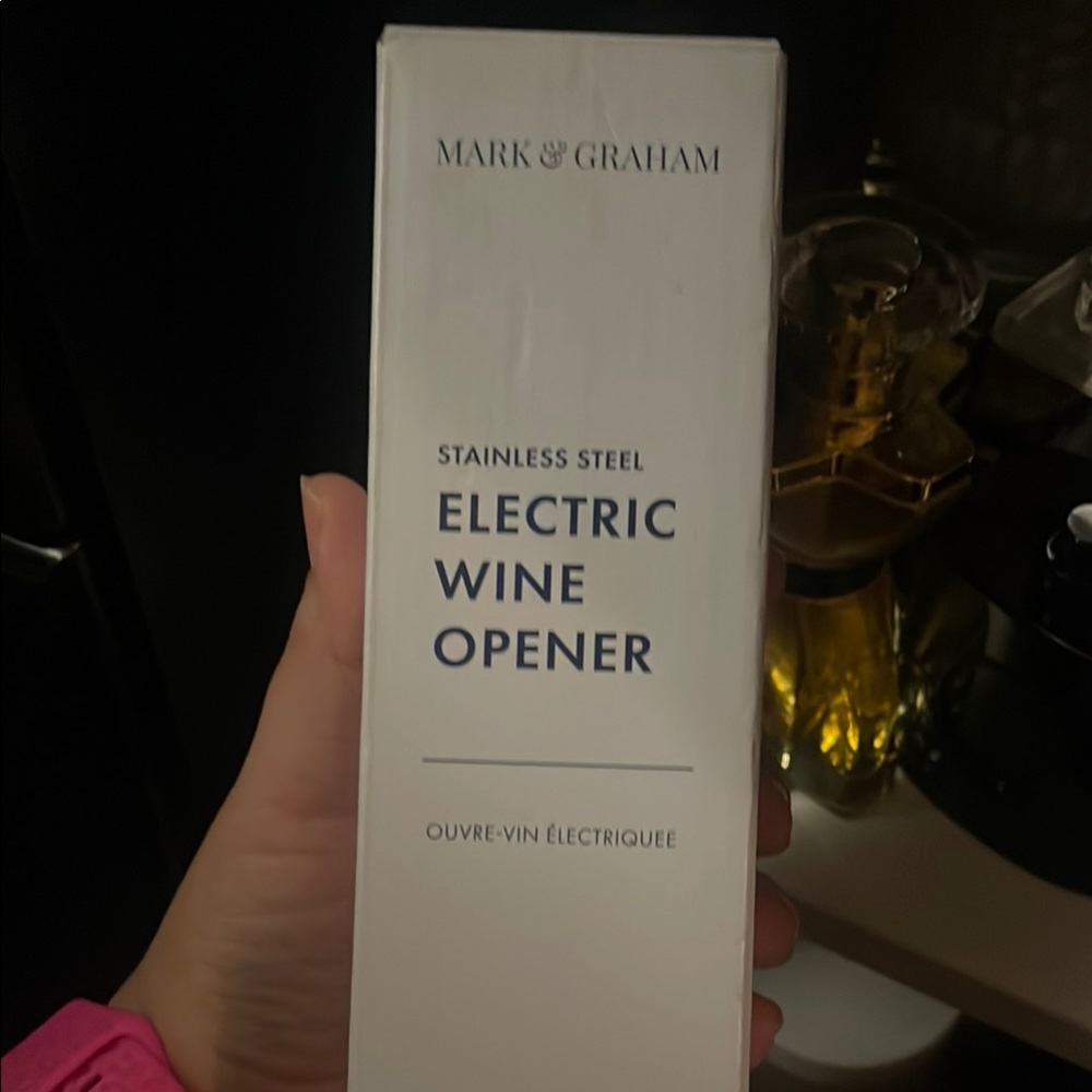 Mark & Graham Stainless Steel Electric Wine Opener